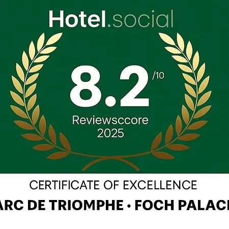 Arc De Triomphe - Foch Palace * Paryż